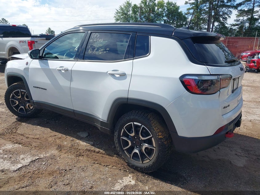 Vin: 3c4njddnxst524200, lot: 45708609, jeep compass trailhawk 4x4 20253