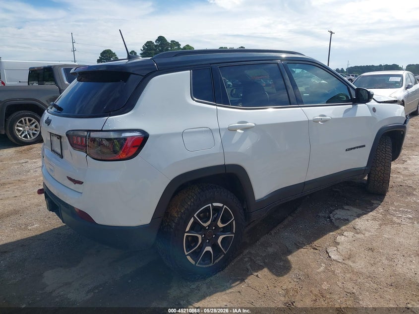 Vin: 3c4njddnxst524200, lot: 45708609, jeep compass trailhawk 4x4 20254