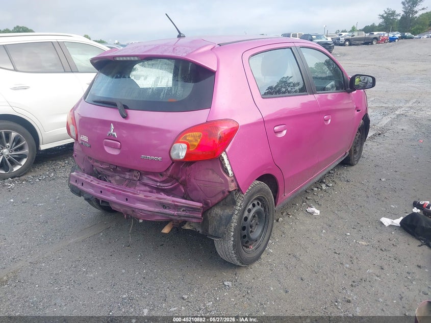 2015 MITSUBISHI MIRAGE auction photo 4