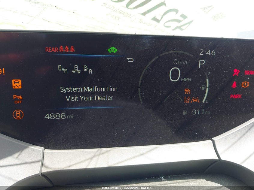 2026 TOYOTA PRIUS auction photo 7