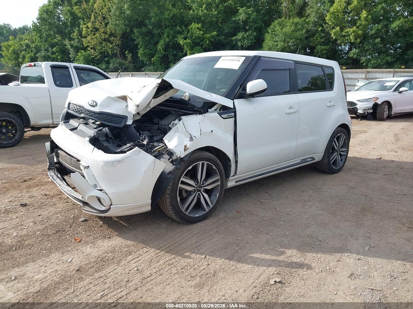 Vin: kndjp3a58g7408954, lot: 45708661, kia soul + 20162