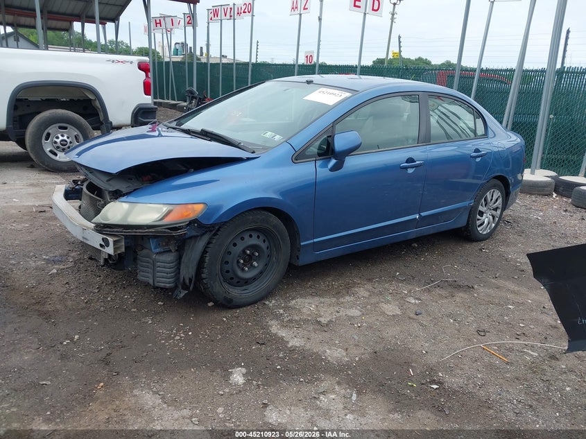 2006 Honda Civic Lx 1HGFA16526L126725 photo 1