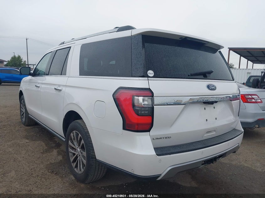 Vin: 1fmjk2at3jea18348, lot: 45708672, ford expedition max limited 20183