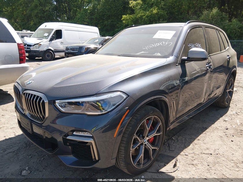 Vin: 5uxju4c00m9f30368, lot: 45708676, bmw x5 m50i 20212