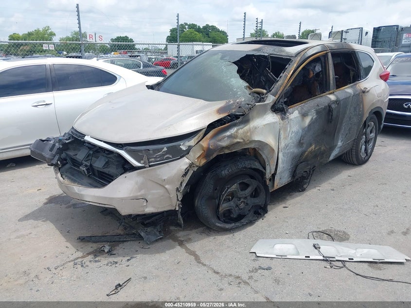 Vin: 2hkrw2h58kh609957, lot: 45708699, honda cr-v ex 20192