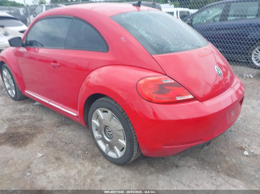 Vin: 3vwjp7at3cm660999, lot: 45708781, volkswagen beetle 2.5l 20123