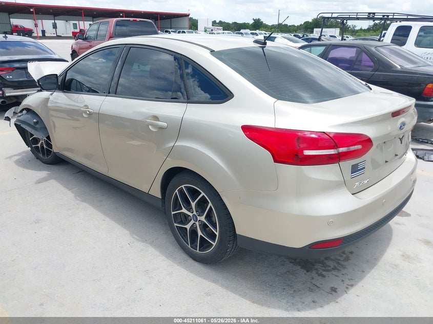 Vin: 1fadp3h26jl220933, lot: 45708802, ford focus sel 20183