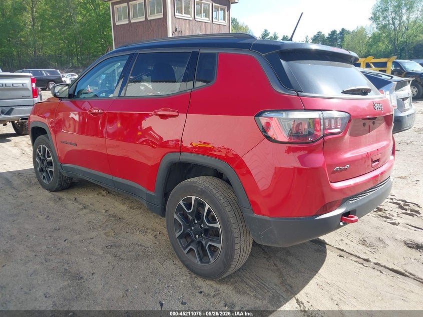 Vin: 3c4njddb4kt650087, lot: 45708816, jeep compass trailhawk 4x4 20193