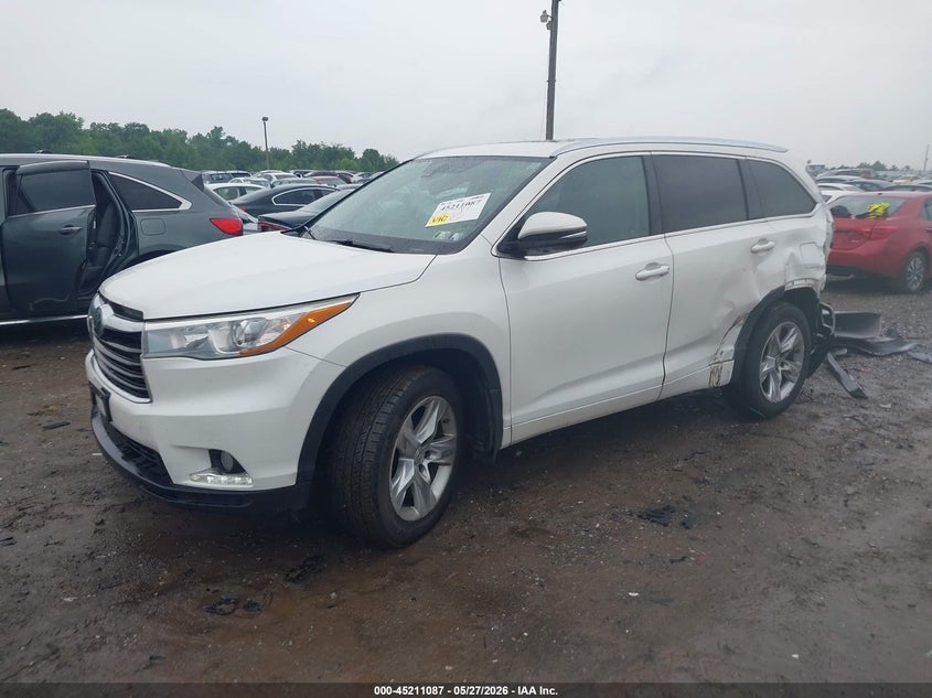 2015 Toyota Highlander Limited V6 5TDDKRFH7FS161643 photo 1