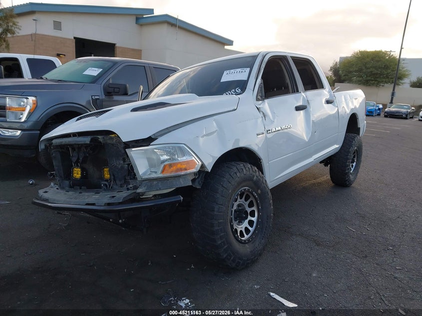 1C6RD6KT9CS190340 2012 Ram 1500 5.7 Ram St white