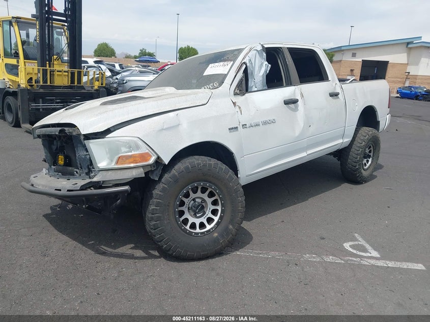 Vin: 1c6rd6kt9cs190340, lot: 45708904, ram 1500 st 20122