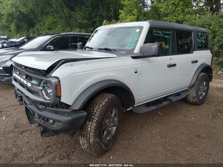 2022 Ford Bronco Big Bend VIN: 1FMDE5BH9NLB03342 Lot: 45211170