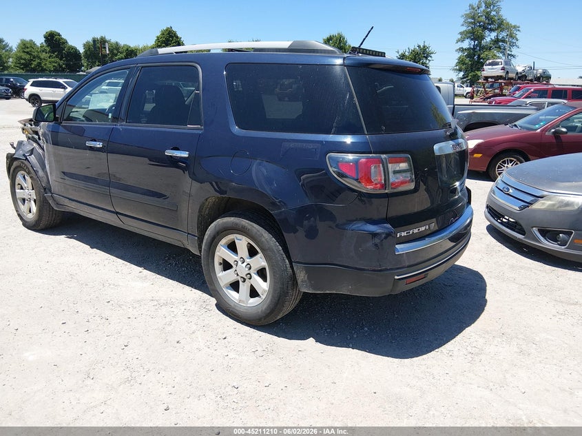 Vin: 1gkkvpkd5fj384366, lot: 45708951, gmc acadia sle-2 20153