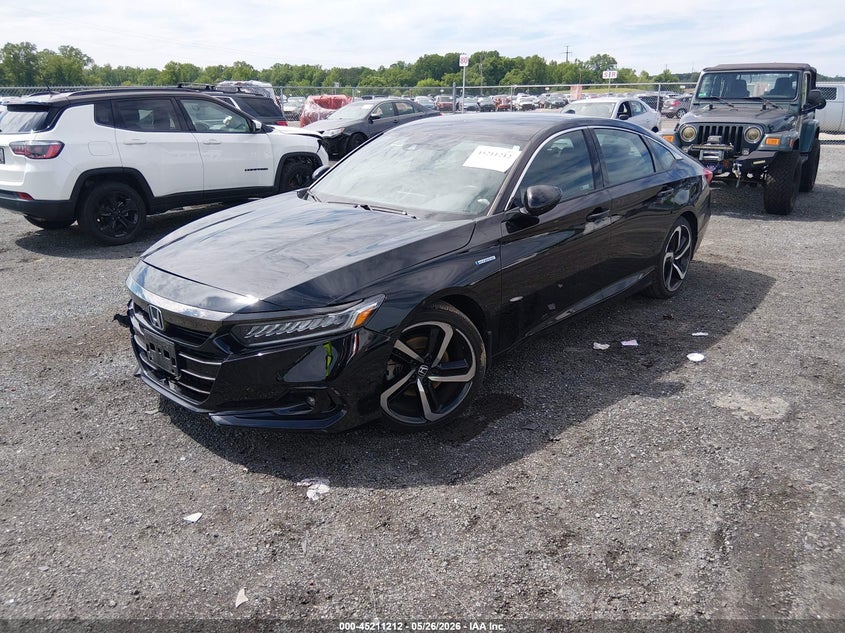 1HGCV3F29NA045160 2022 Honda Accord Hybrid Sport photo 1