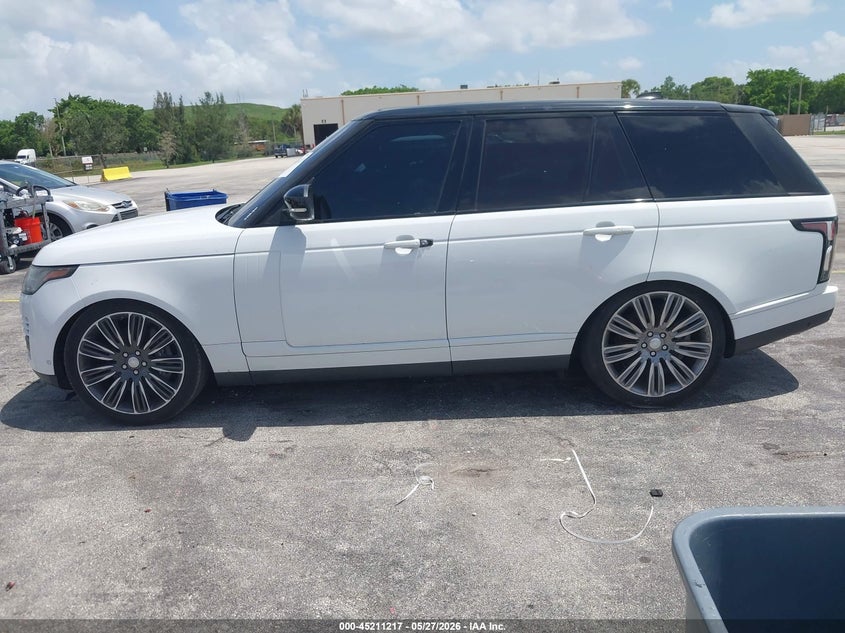 2019 Land Rover Range Rover 3.0L V6 Supercharged Hse VIN: SALGS2SV3KA525296 Lot: 45211217