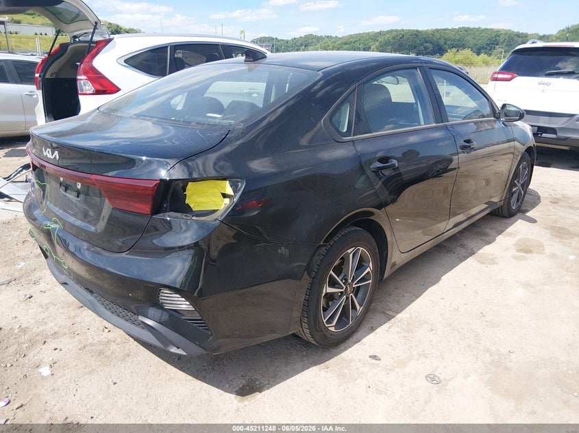 Vin: 3kpf24ad8pe552313, lot: 45708989, kia forte lxs 20234