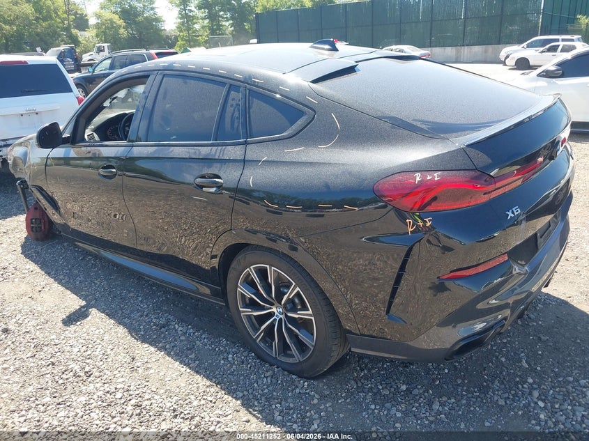Vin: 5uxcy8c06p9p49860, lot: 45708993, bmw x6 m50i 20233