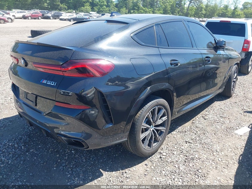Vin: 5uxcy8c06p9p49860, lot: 45708993, bmw x6 m50i 20234