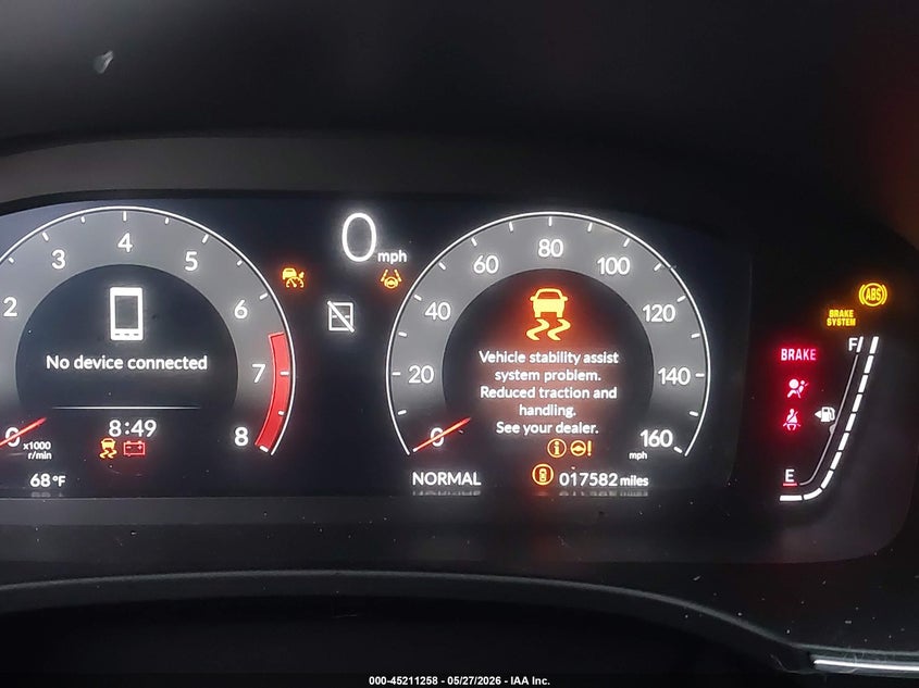 2025 Acura Integra A-Spec Technology VIN: 19UDE4G7XSA005203 Lot: 45211258