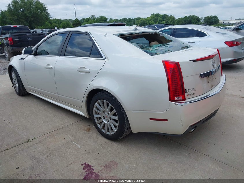 1G6DF5E52C0109004 2012 Cadillac Cts 3.0 Cts Luxury white