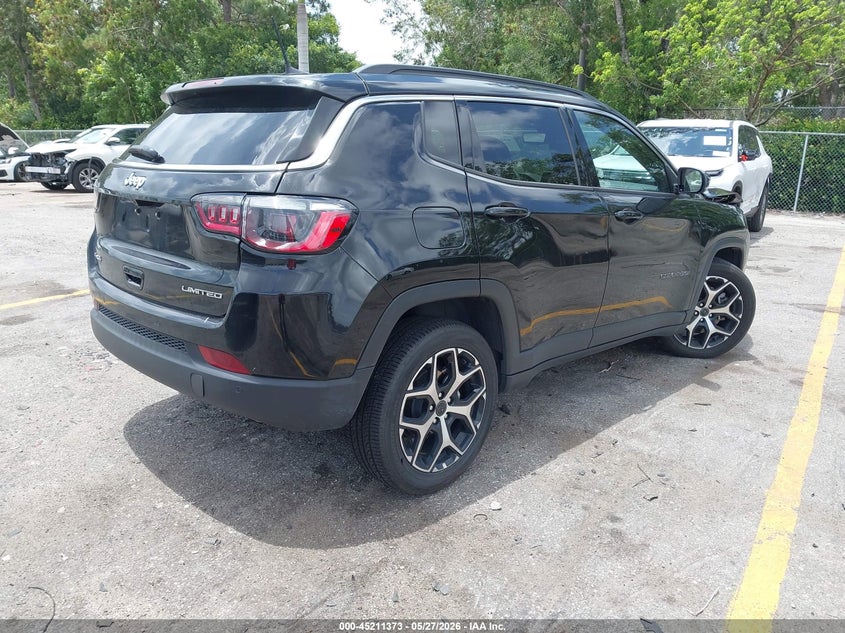 Vin: 3c4njdcn5st603534, lot: 45709114, jeep compass limited 4x4 20254