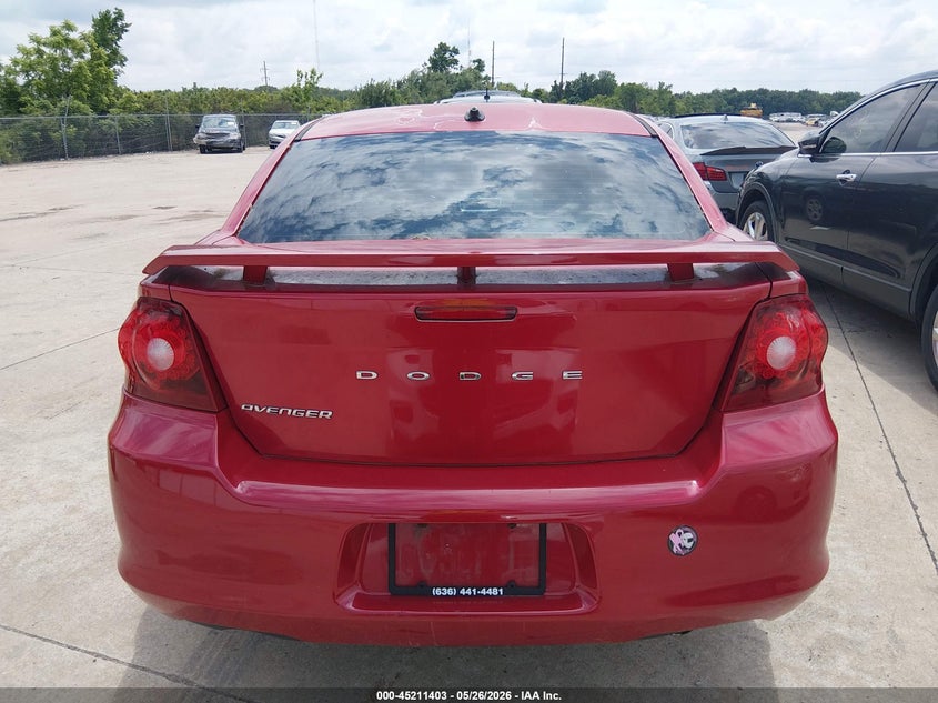 2011 Dodge Avenger Mainstreet VIN: 1B3BD1FGXBN524416 Lot: 45211403