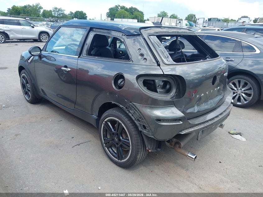 Vin: wmwss5c52dwn66474, lot: 45709188, mini paceman cooper s 20133