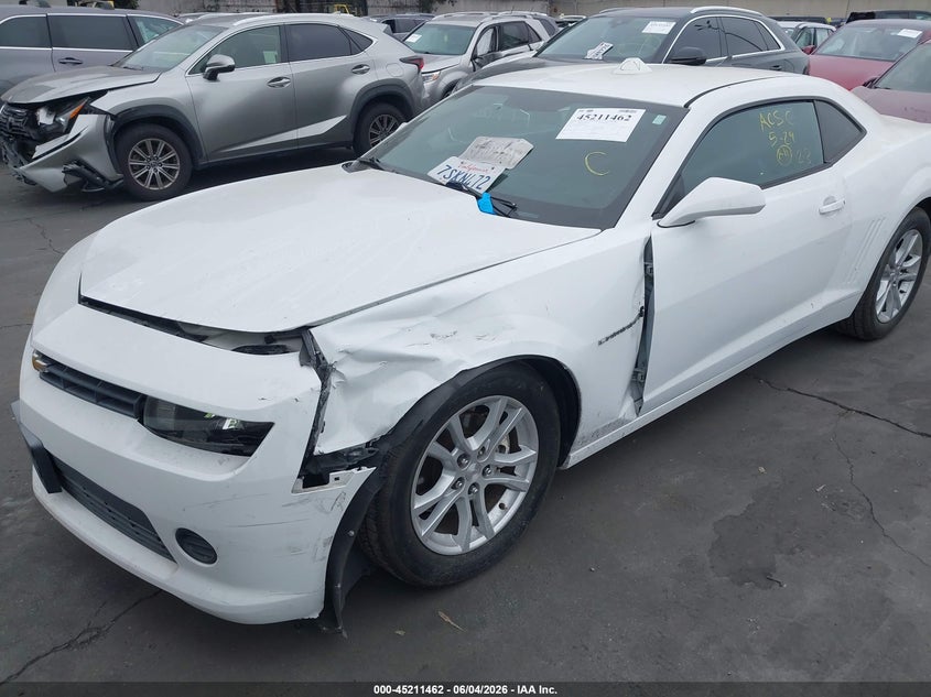 Vin: 2g1fb1e31f9284209, lot: 45709203, chevrolet camaro 2ls 20152