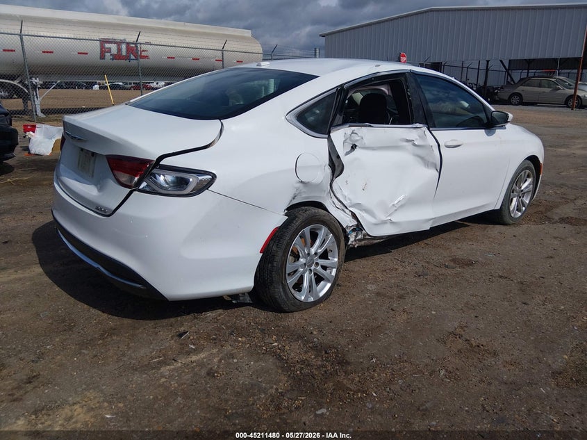 Vin: 1c3cccab3fn723931, lot: 45709221, chrysler 200 limited 20154
