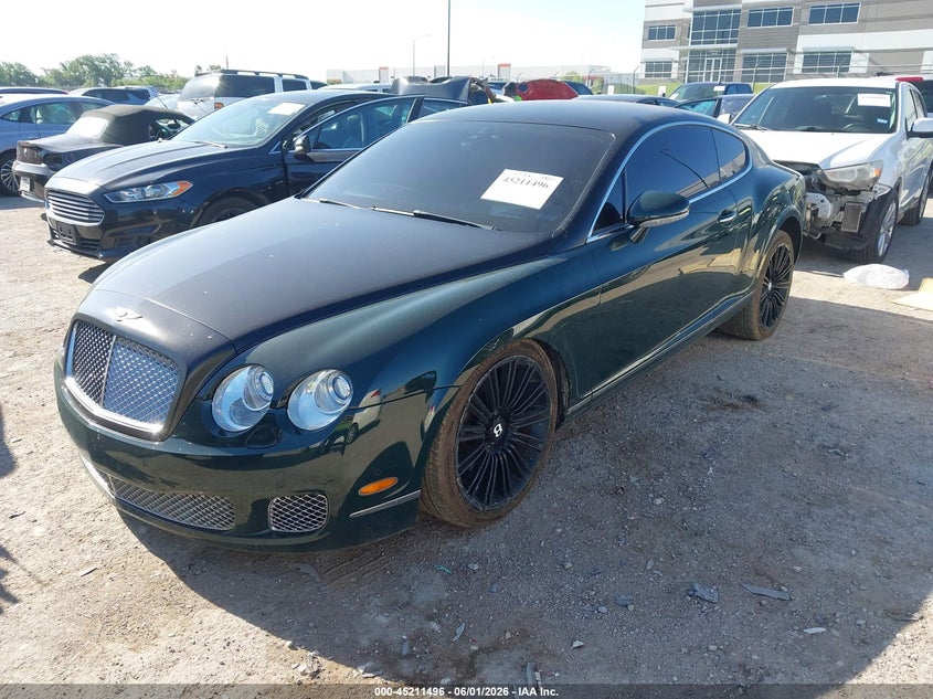2008 BENTLEY CONTINENTAL GT COUPE 6.0L W-12 DOHC, VVT, TURBO, 600HP