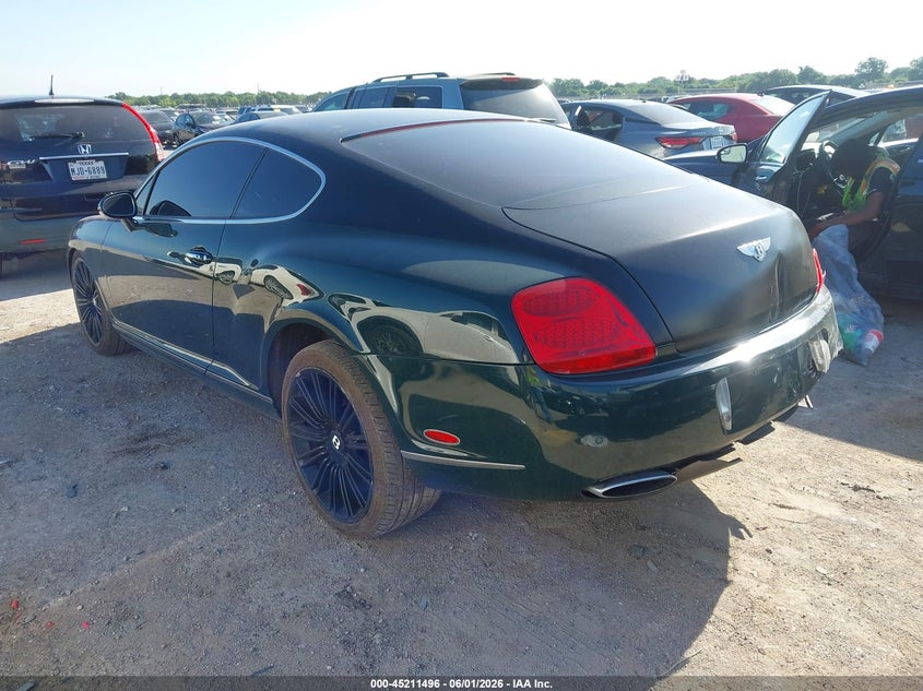 2008 BENTLEY CONTINENTAL GT COUPE 6.0L W-12 DOHC, VVT, TURBO, 600HP
