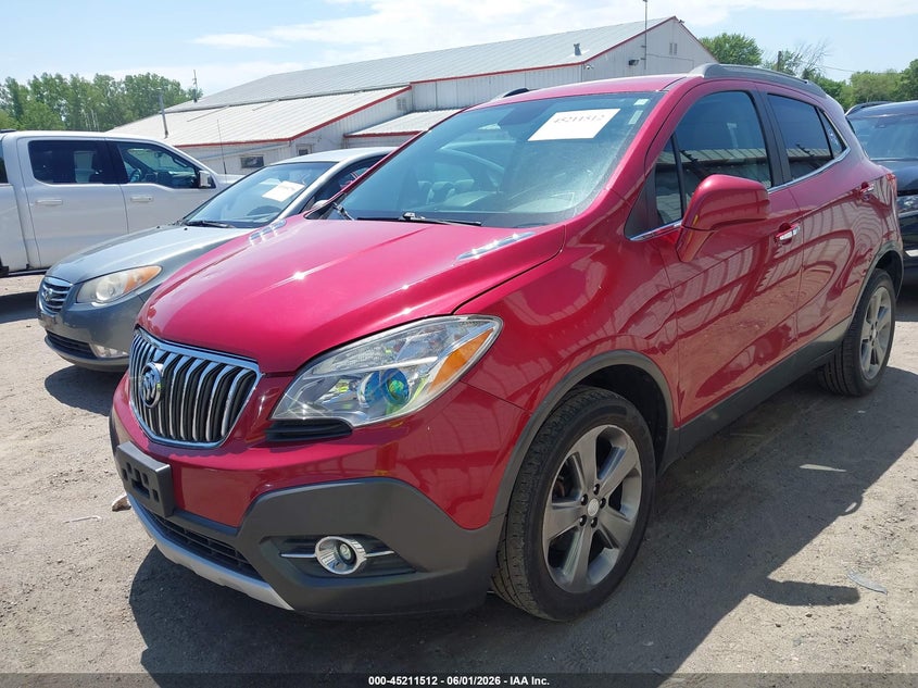 Vin: kl4cjbsb0db211711, lot: 45709253, buick encore convenience 20132