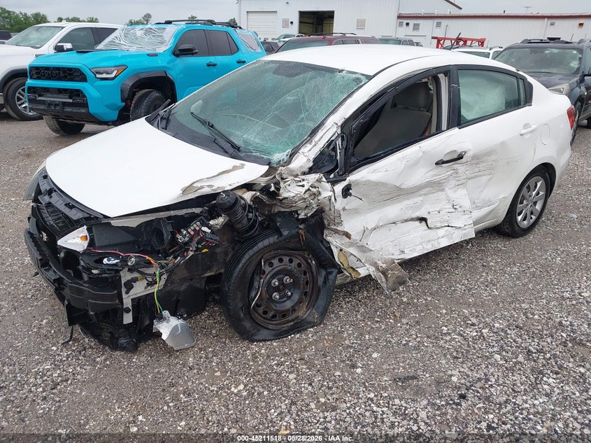 Vin: knadm4a34g6696243, lot: 45709259, kia rio lx 20162