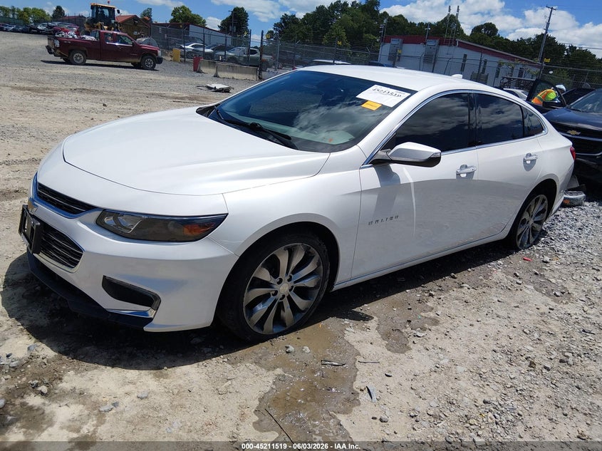 Vin: 1g1zh5sx2gf313445, lot: 45709260, chevrolet malibu premier 20162