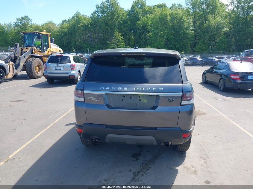 2016 Land Rover Range Rover Sport 3.0L V6 Supercharged Se VIN: SALWG2VF9GA649520 Lot: 45211523