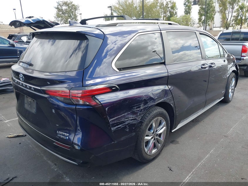 2021 Toyota Sienna Limited VIN: 5TDZRKECXMS044120 Lot: 45211555