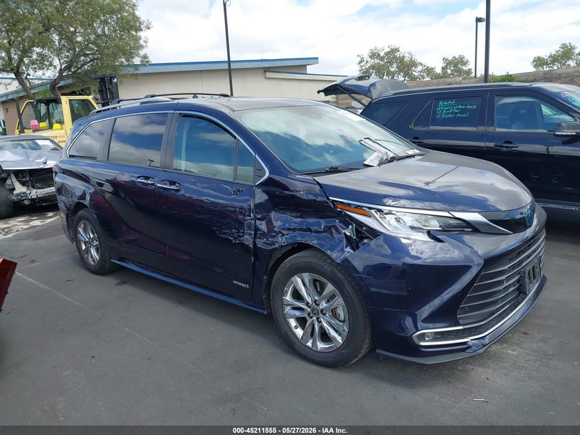 2021 Toyota Sienna Limited VIN: 5TDZRKECXMS044120 Lot: 45211555