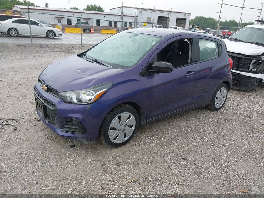 Vin: kl8cb6sa6hc785787, lot: 45709308, chevrolet spark ls cvt 20172