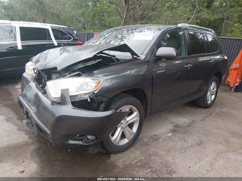 Vin: 5tddk3eh6as040206, lot: 45709363, toyota highlander limited v6 20102
