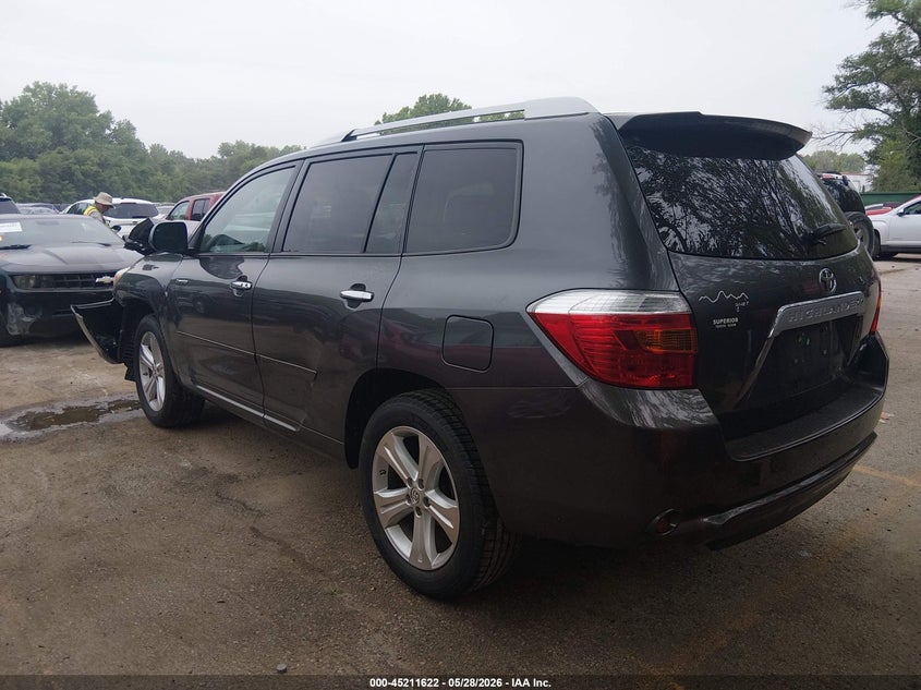 Vin: 5tddk3eh6as040206, lot: 45709363, toyota highlander limited v6 20103