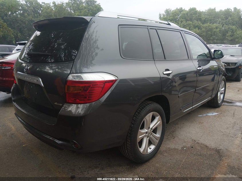 Vin: 5tddk3eh6as040206, lot: 45709363, toyota highlander limited v6 20104