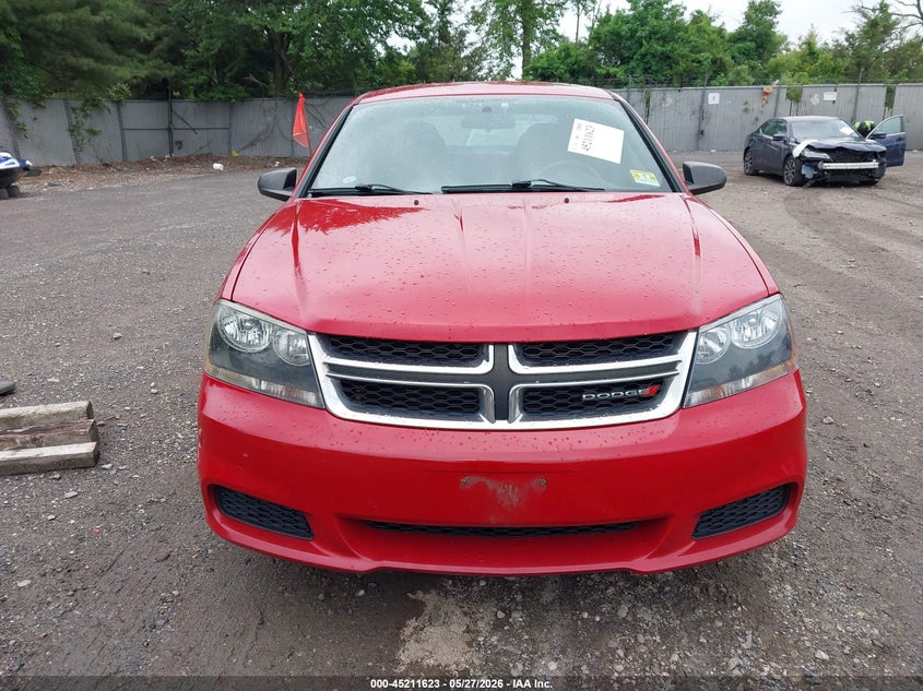 2013 Dodge Avenger Se VIN: 1C3CDZAB8DN616788 Lot: 45211623