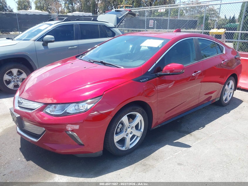 Vin: 1g1rc6s59ju130002, lot: 45709398, chevrolet volt lt 20182