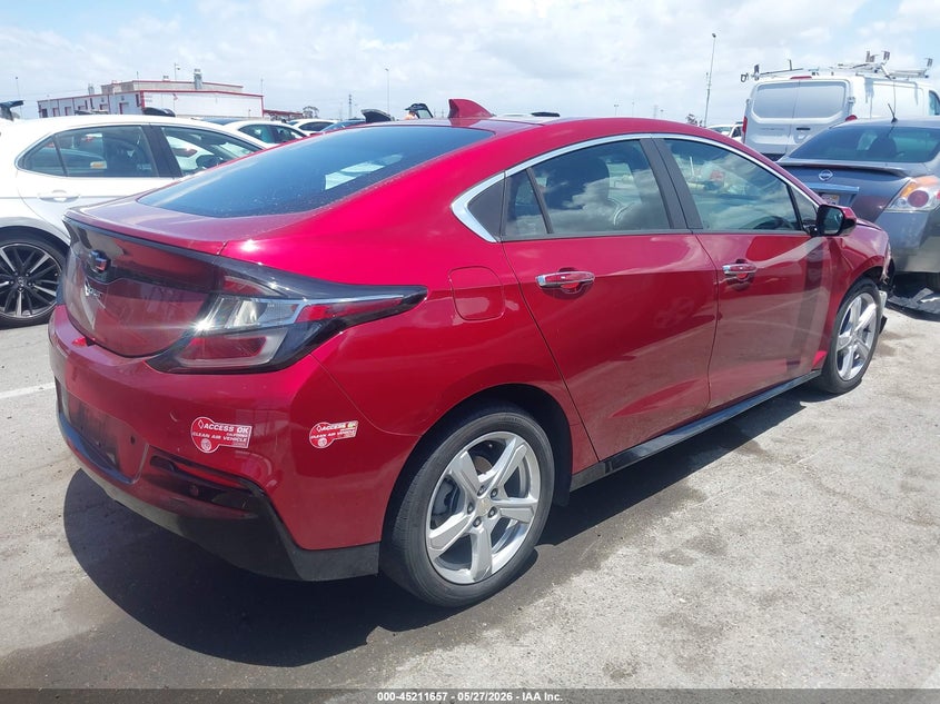Vin: 1g1rc6s59ju130002, lot: 45709398, chevrolet volt lt 20184