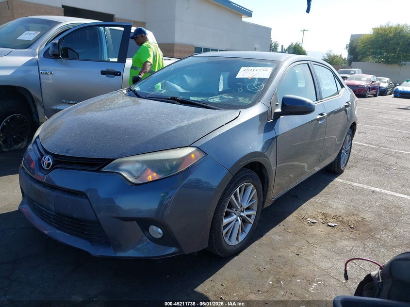 2014 Toyota Corolla Le Plus 5YFBURHE0EP016763 photo 1