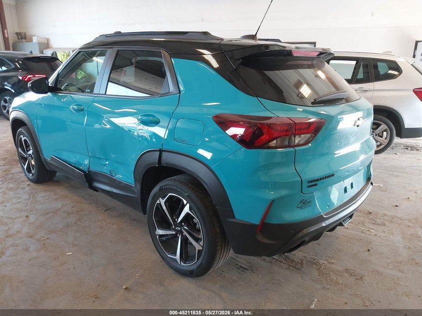 Vin: kl79musl9mb134359, lot: 45709576, chevrolet trailblazer awd rs 20213