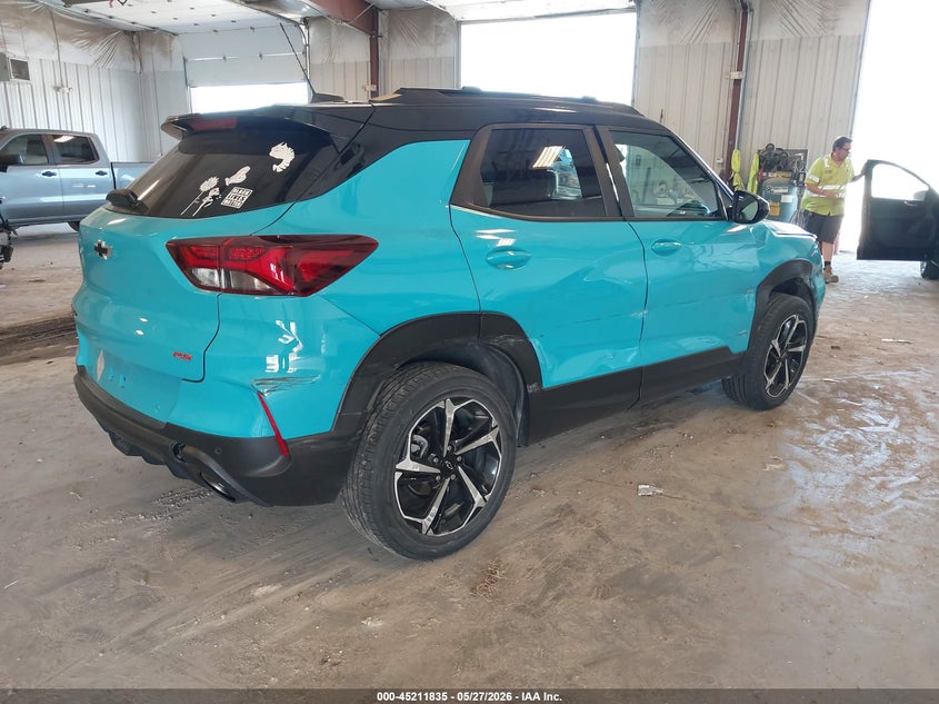 Vin: kl79musl9mb134359, lot: 45709576, chevrolet trailblazer awd rs 20214