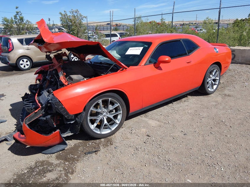 Vin: 2c3cdzjg0nh168763, lot: 45709577, dodge challenger gt 20222
