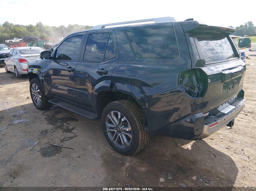 Vin: jteva5br9s5040686, lot: 45709620, toyota 4runner limited 20253