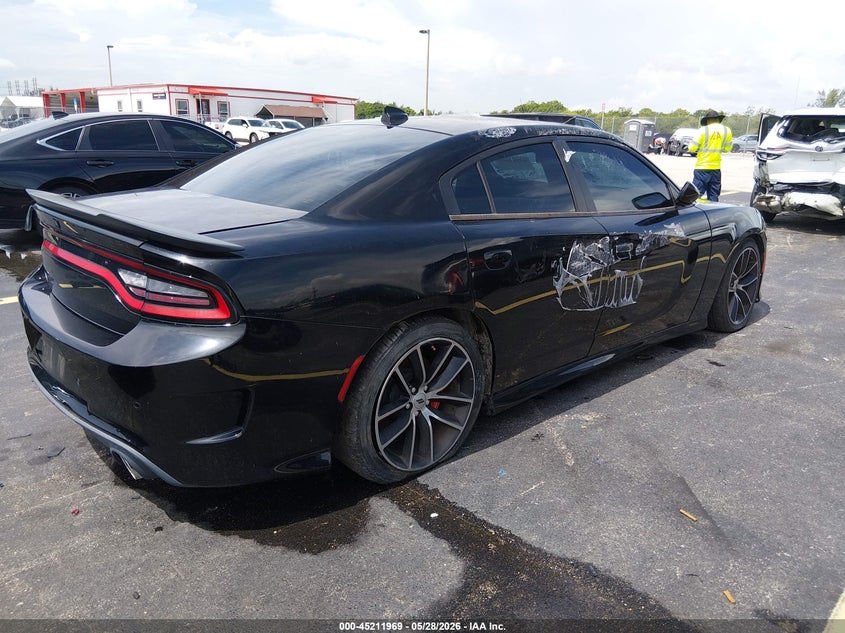 Vin: 2c3cdxgj0hh603230, lot: 45709710, dodge charger r/t scat pack rwd 20174